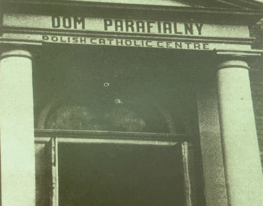 Photo showing the first building of the Polish Catholic Centre